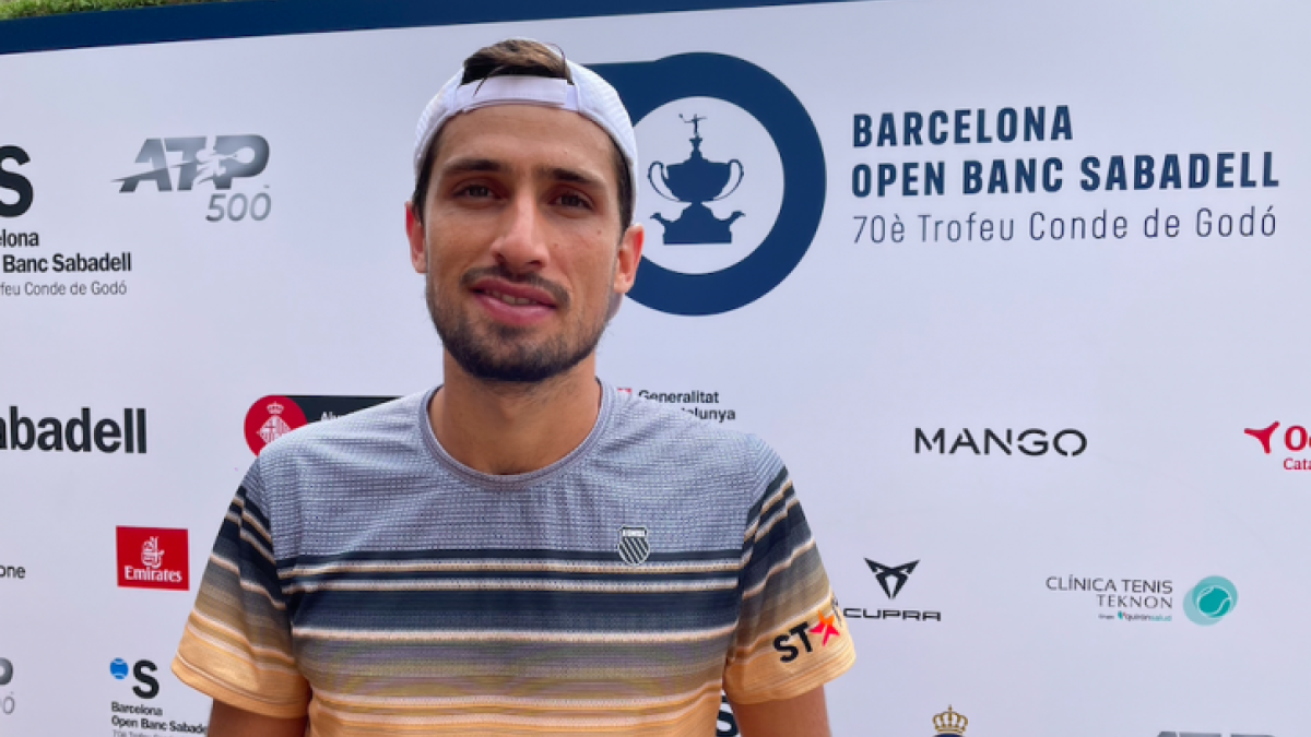 Pedro Cachín disputando un torneo en 2022. Fuente: Getty