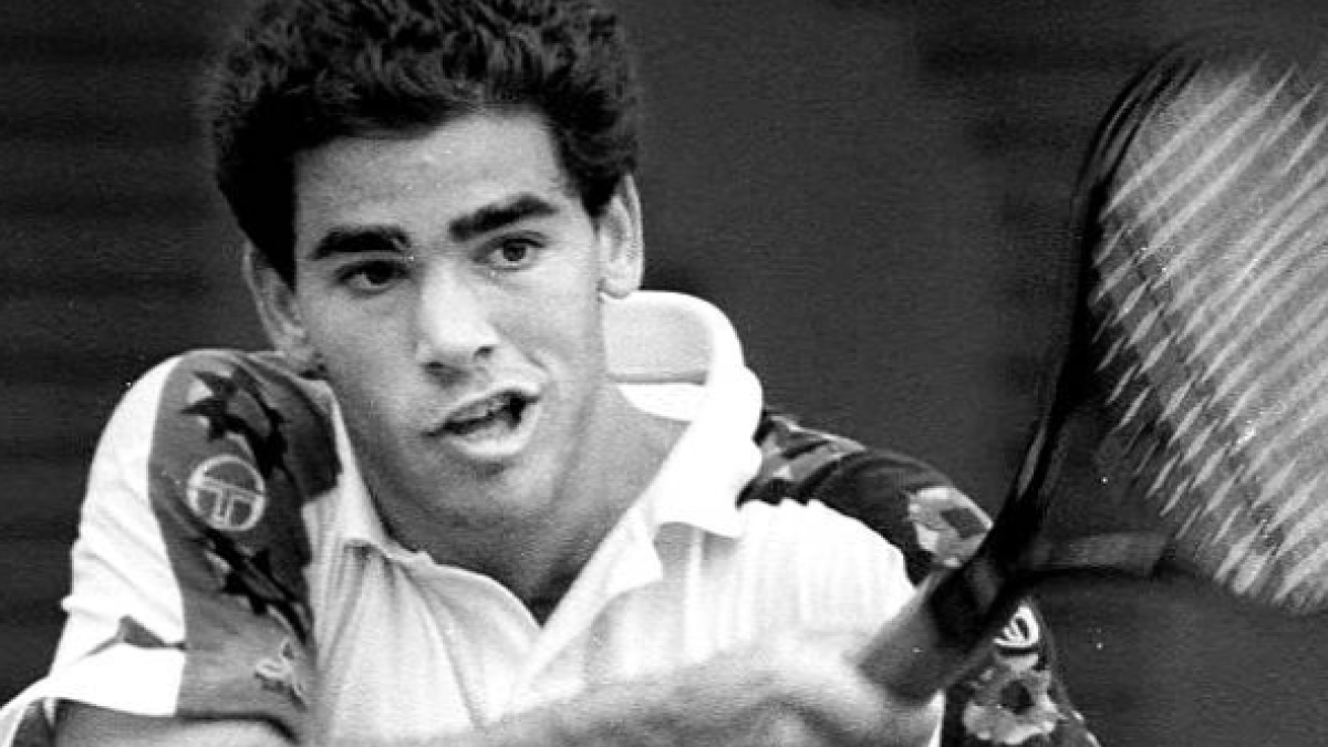 Pete Sampras durante la temporada 1992. Fuente: Getty
