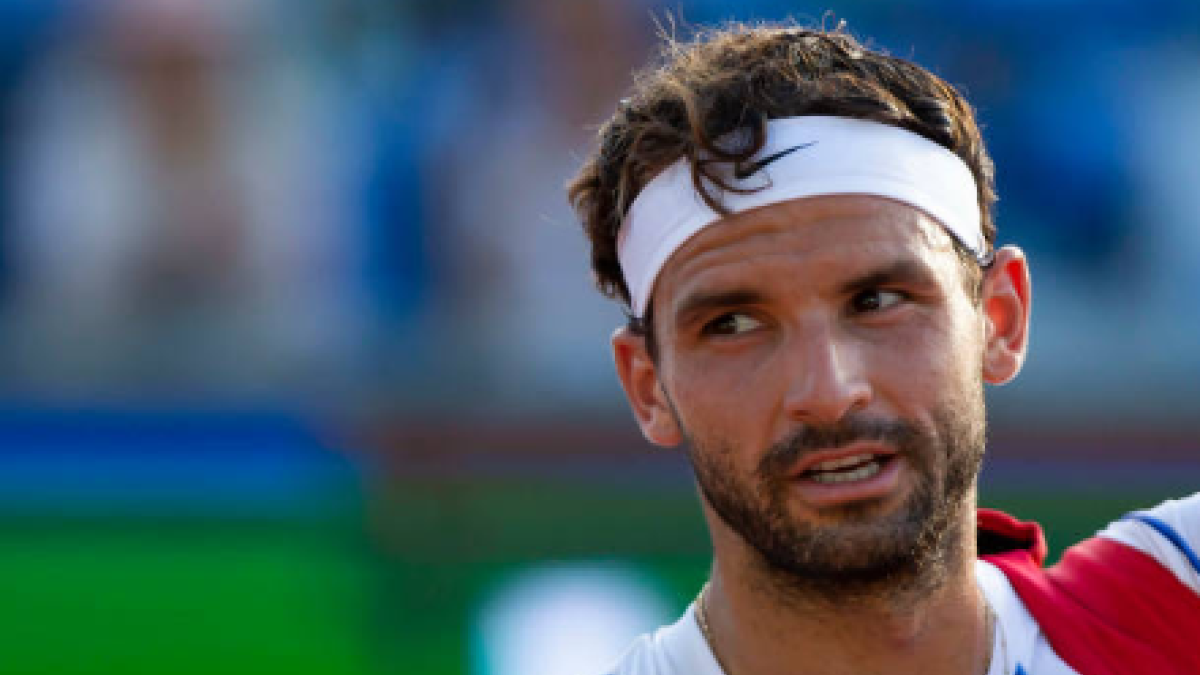 Grigor Dimitrov durante el Adria Tour. Fuente: Getty