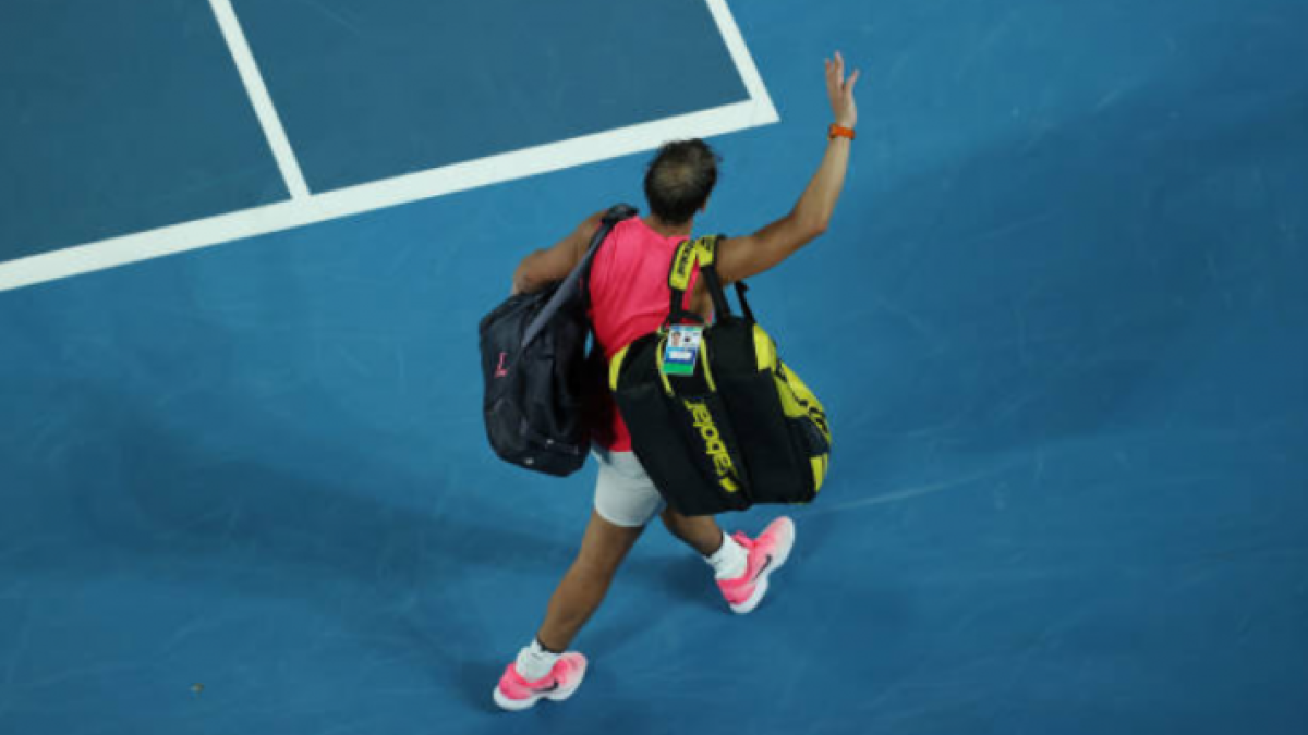 Rafa Nadal: "No me he rendido en ningún momento". Foto: Getty