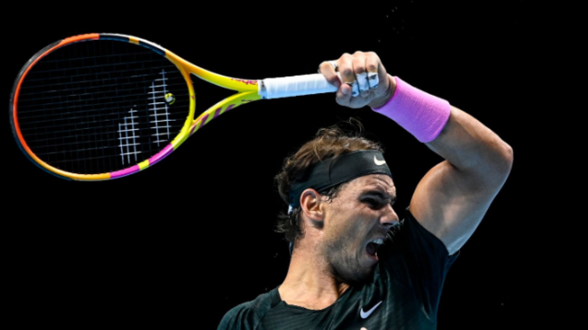 Rafael Nadal en las ATP Finals 2020. Foto: Getty