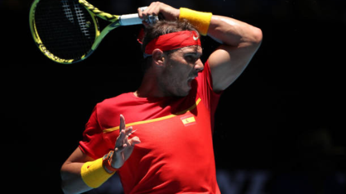 Rafael Nadal habla en ATP Cup 2020. Foto: gettyimages