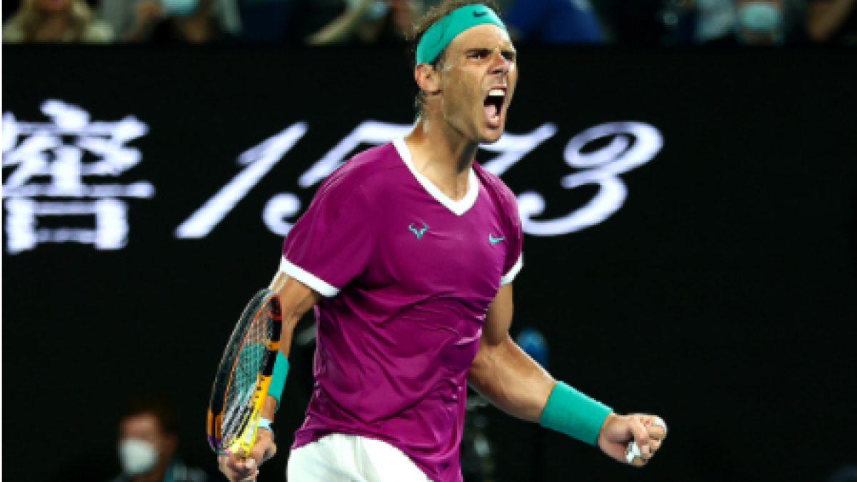 Rafael Nadal, campeón del Open de Australia 2022. Foto: gettyimages