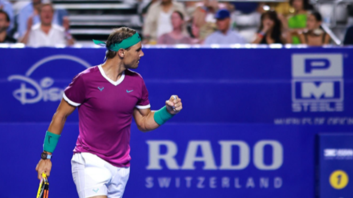 Rafael Nadal en Acapulco. Foto: Getty