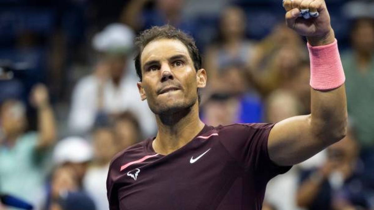 Rafael Nadal habla tras ganar a Fognini en US Open 2022. Foto: gettyimages
