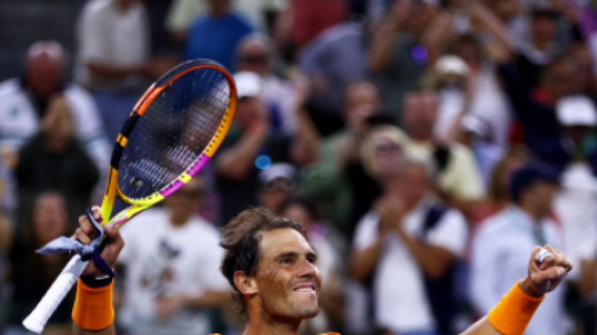 Rafael Nadal en Indian Wells 2022. Foto: Getty