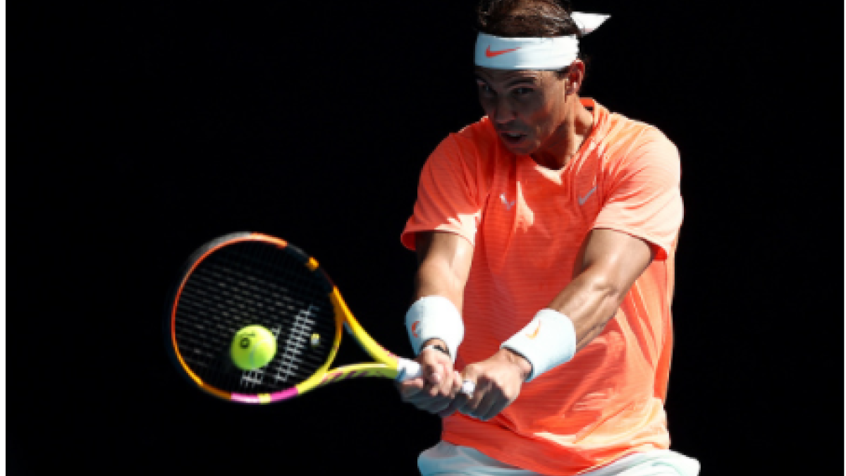 Rafael Nadal gana a Fabio Fognini en Open Australia 2021. Foto: gettyimages