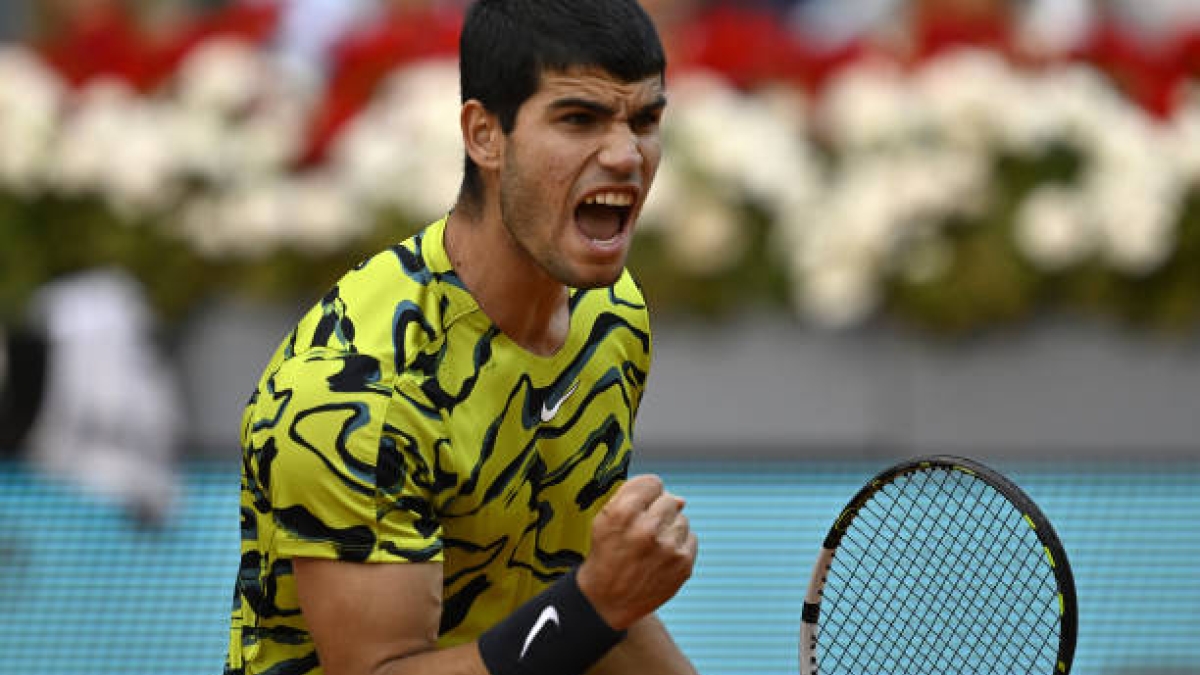 Carlos Alcaraz arrebatará el número 1 a Novak Djokovic en Roma. Foto: gettyimages