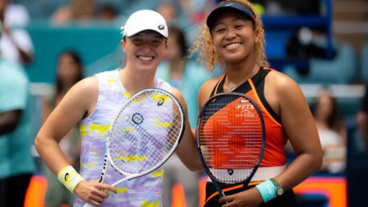 Swiatek será la nueva Nº1 y Osaka la jugadora que más puestos ha subido tras Miami. Fuente: Getty