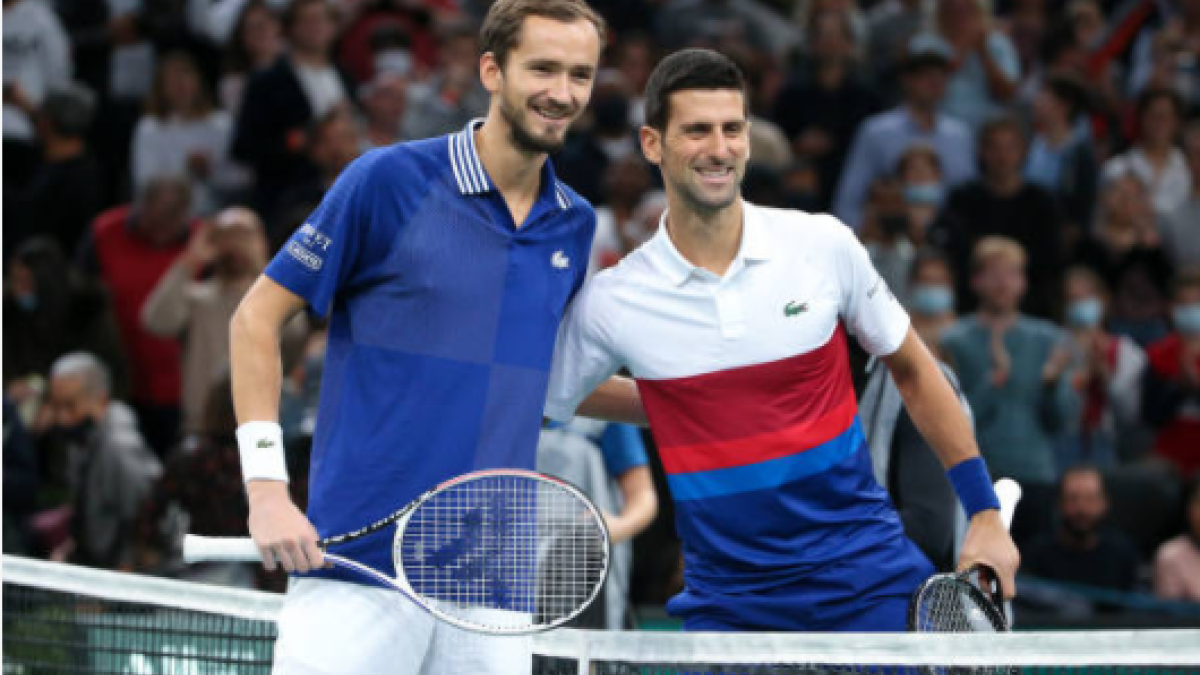 Djokovic y Medvedev, posible gran rivalidad en 2022. Fuente: Getty