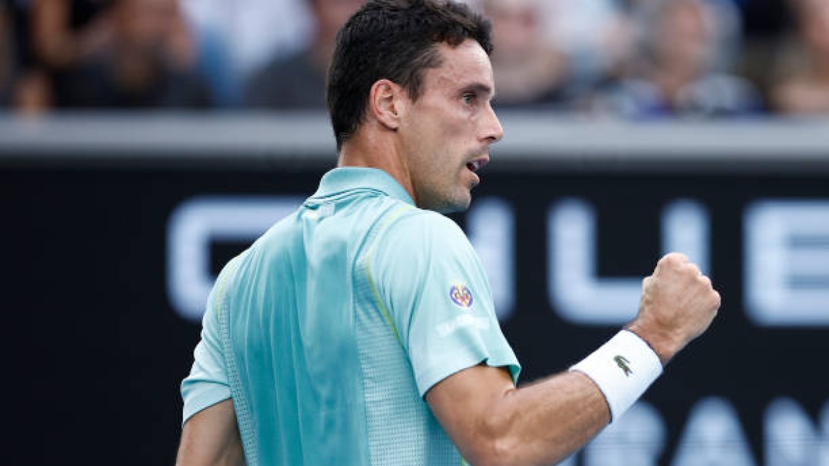 Roberto Bautista gana a Andy Murray en Open de Australia 2023. Foto: gettyimages