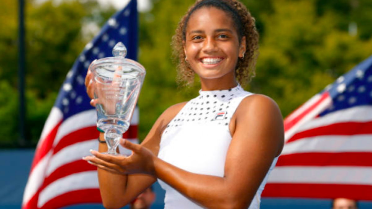 Robin Montgomery, campeona del US Open Junior 2021. Fuente: Getty