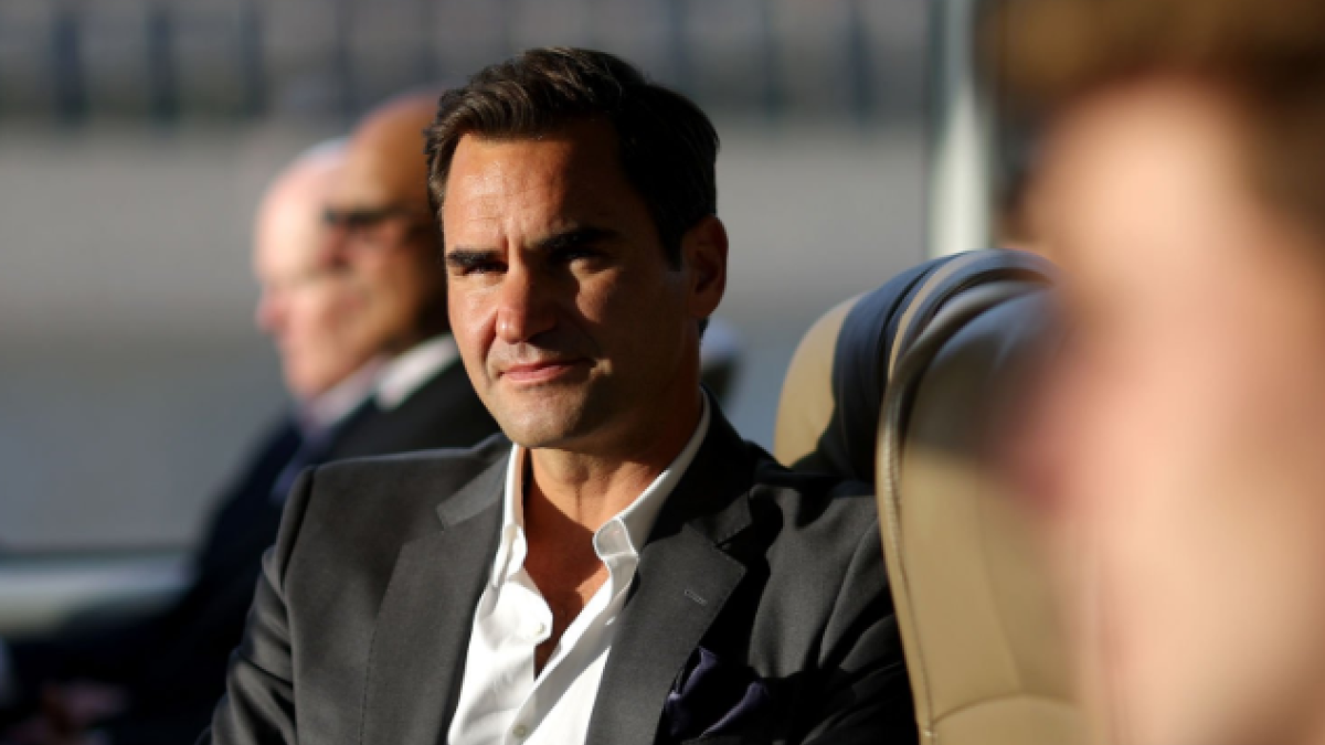 Roger Federer en la previa de la Laver Cup 2022. Foto: Getty