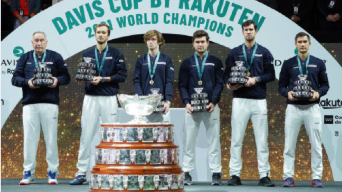Equipo ruso de Copa Davis. Fuente: Getty