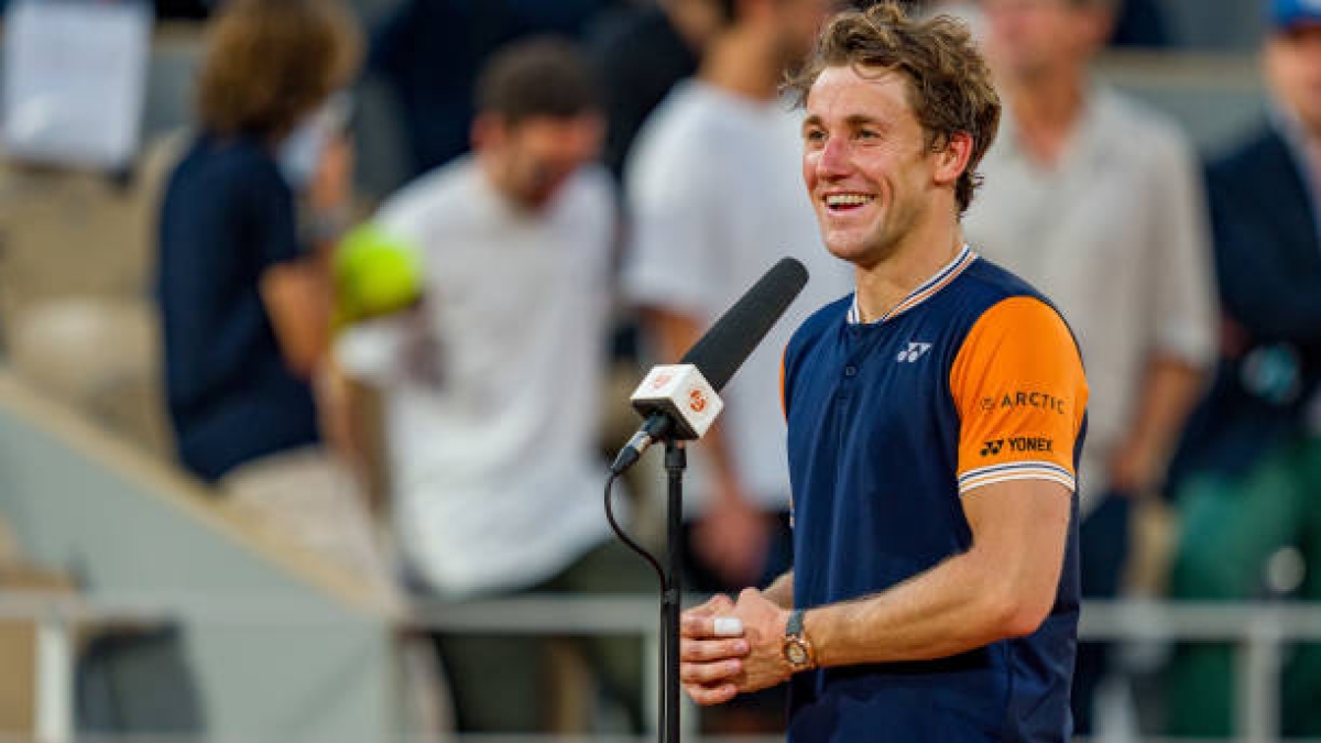 Casper Ruud. Fuente: Getty
