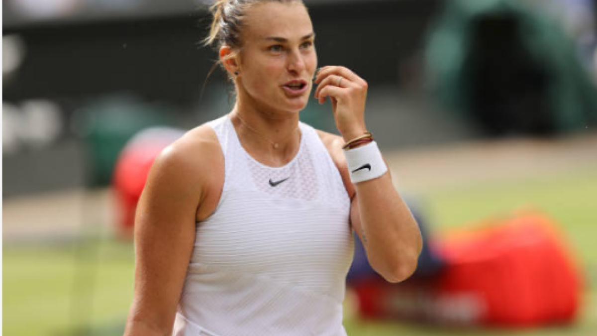 Aryna Sabalenka. Fuente: Getty