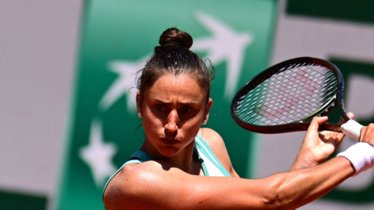 Sara Sorribes en Roland Garros 2023. Foto: Getty
