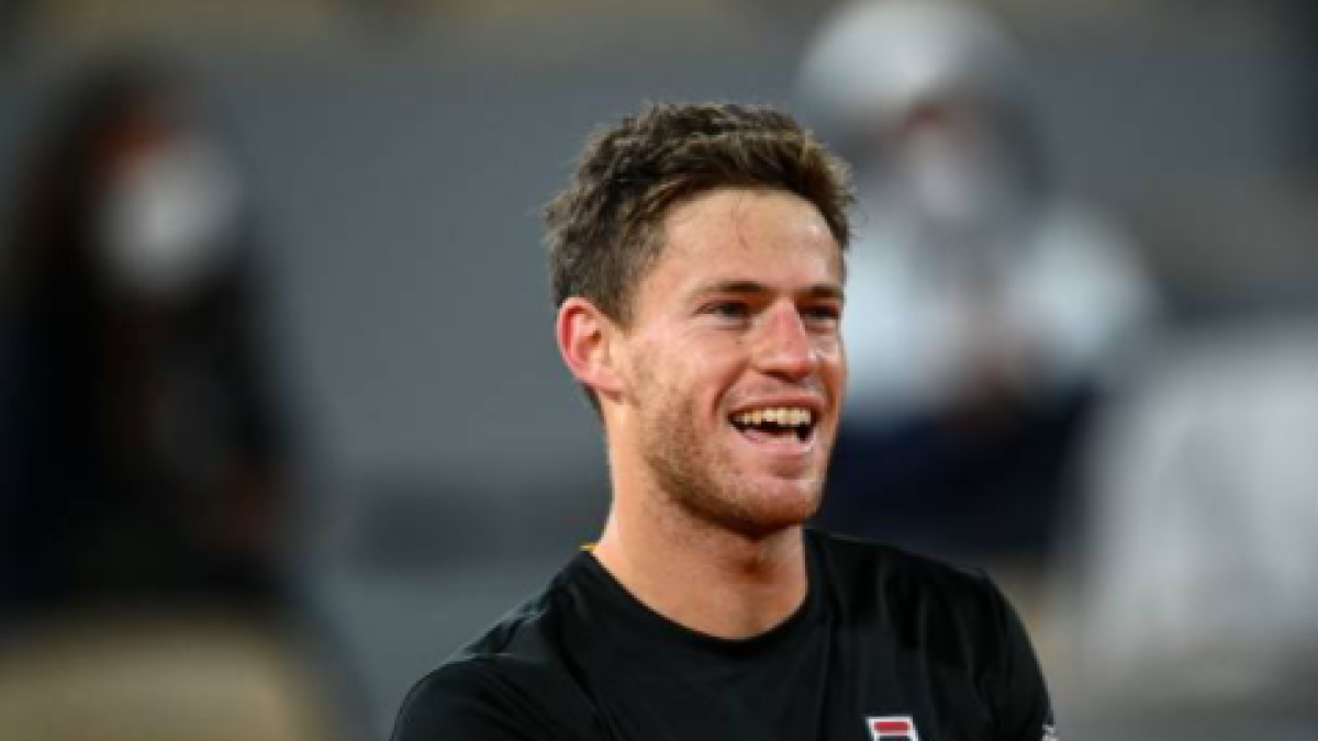 Diego Schwartzman tras su victoria. Fuente: Getty