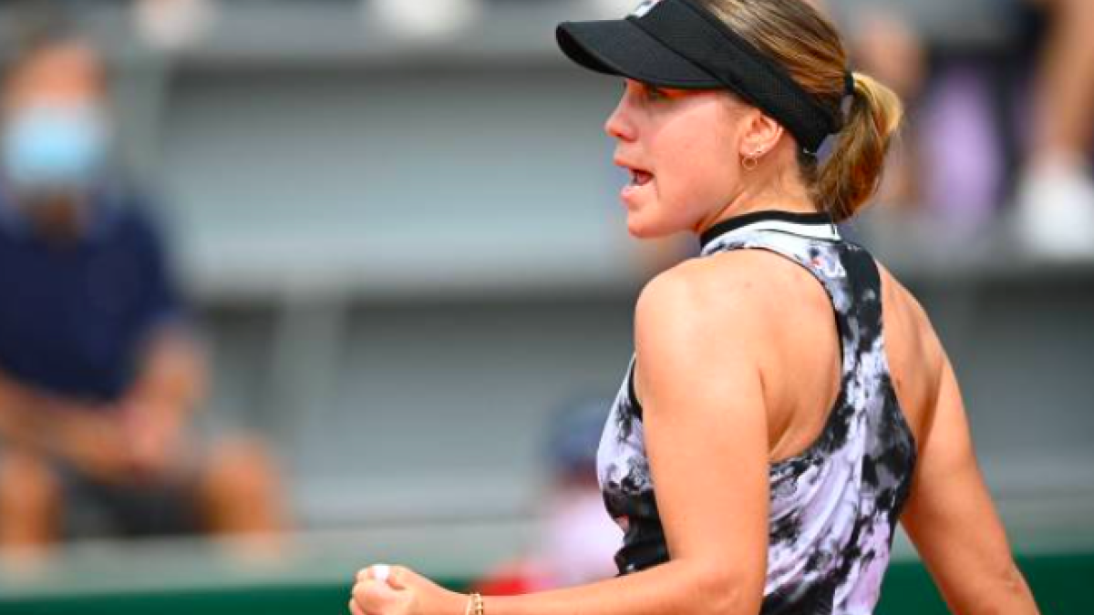 Triunfo de Sofia Kenin. Fuente: Getty