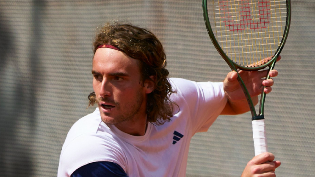Stefanos Tsitsipas en Barcelona. Fuente: Getty