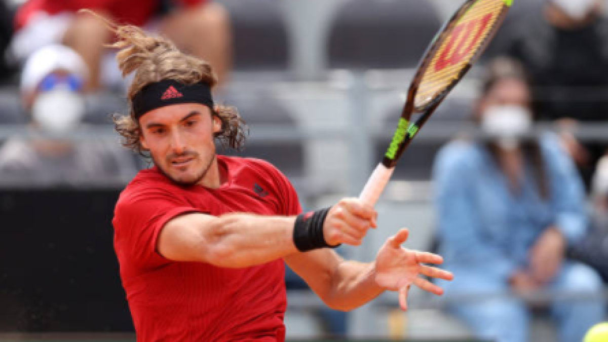Tsitsipas se medirá a Djokovic en la próxima ronda en Roma. Foto: Getty