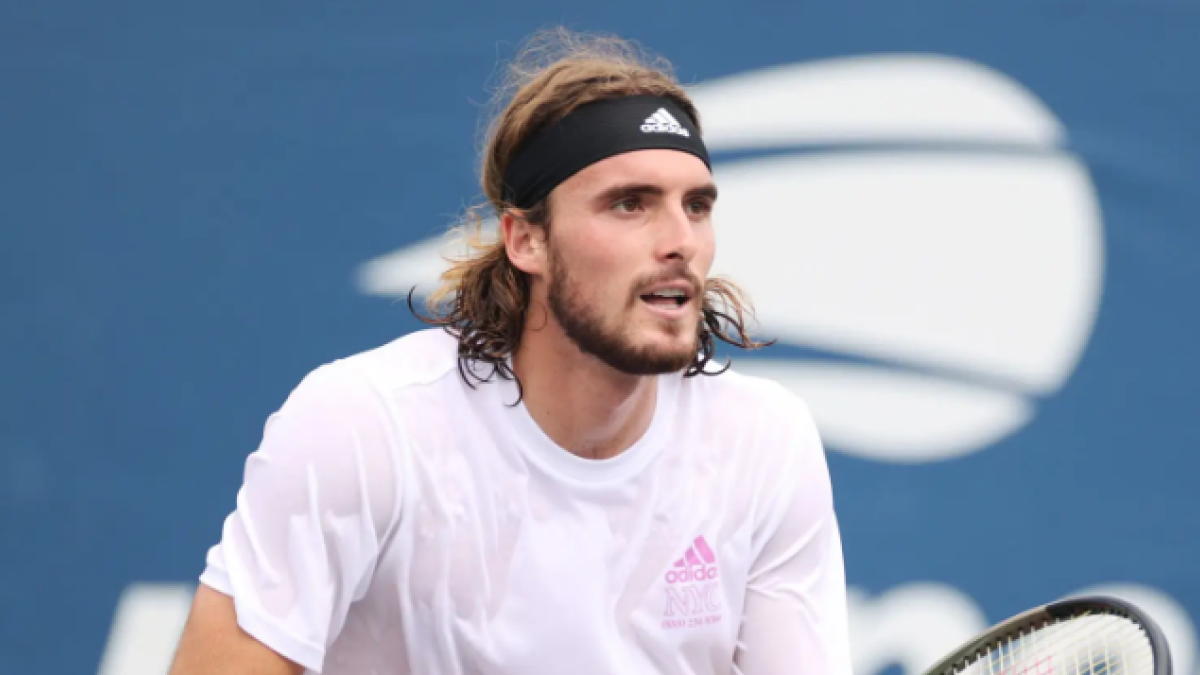 Stefanos Tsitsipas en el Media Day del US Open 2022. Foto: Getty
