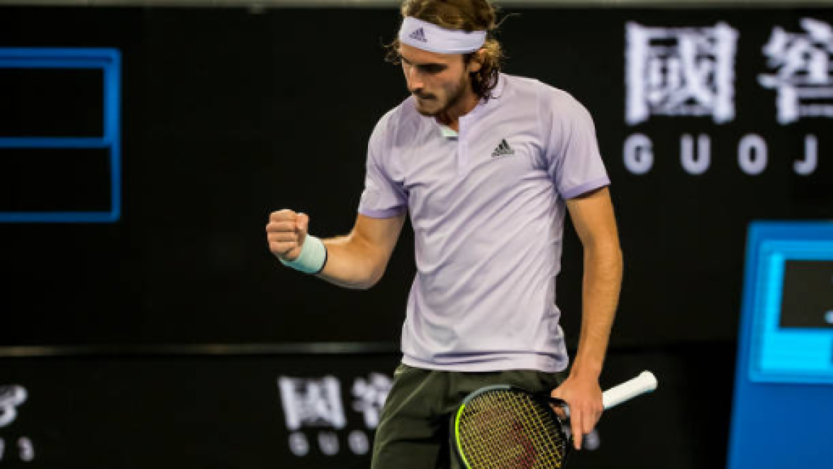 Stefanos Tsitsipas debuta con triunfo en Open de Australia 2020. Foto: gettyimages
