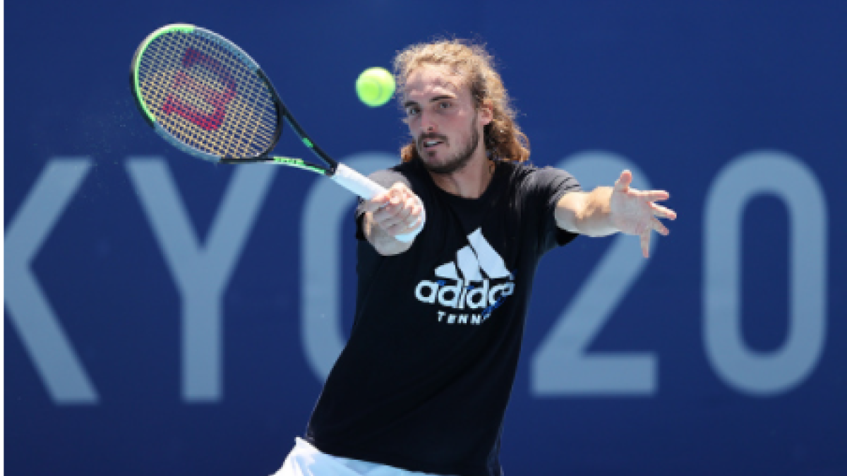 Stefanos Tsitsipas, sensaciones Juegos Olímpicos Tokio 2021. Foto: gettyimages
