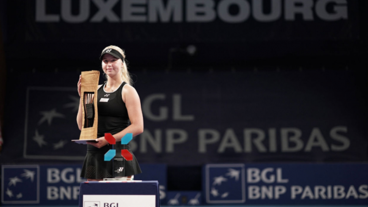 Tauson, campeona en Luxemburgo. Fuente: BT