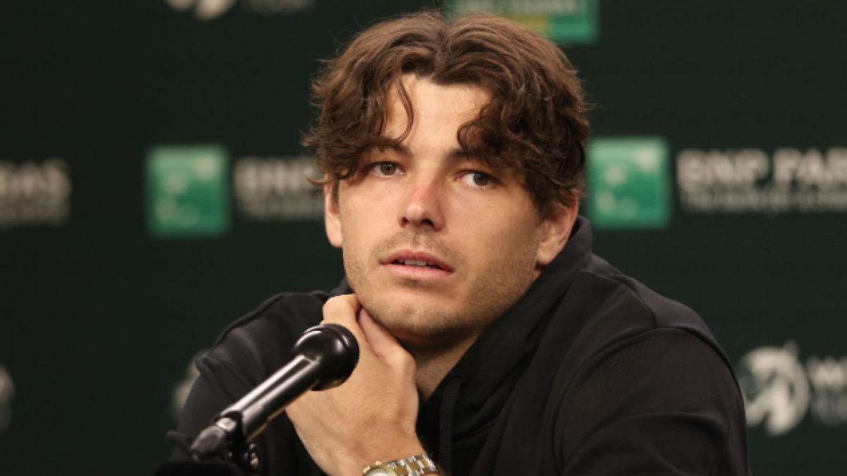 Taylor Fritz en el Media Day de Indian Wells 2023. Foto: Getty