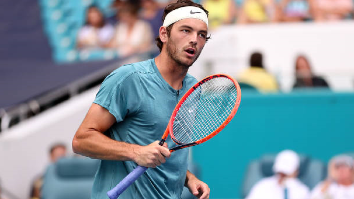 Taylor Fritz en el Miami Open 2023. Foto: getty