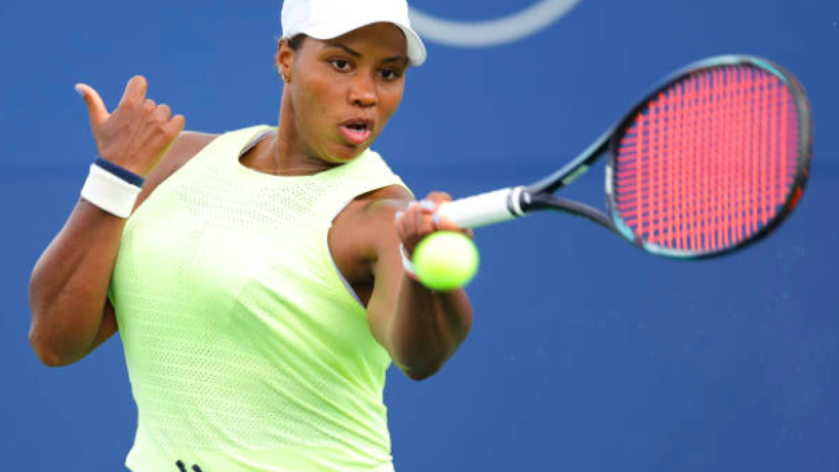 Taylor Townsend jugando esta semana en San José. Fuente: Getty