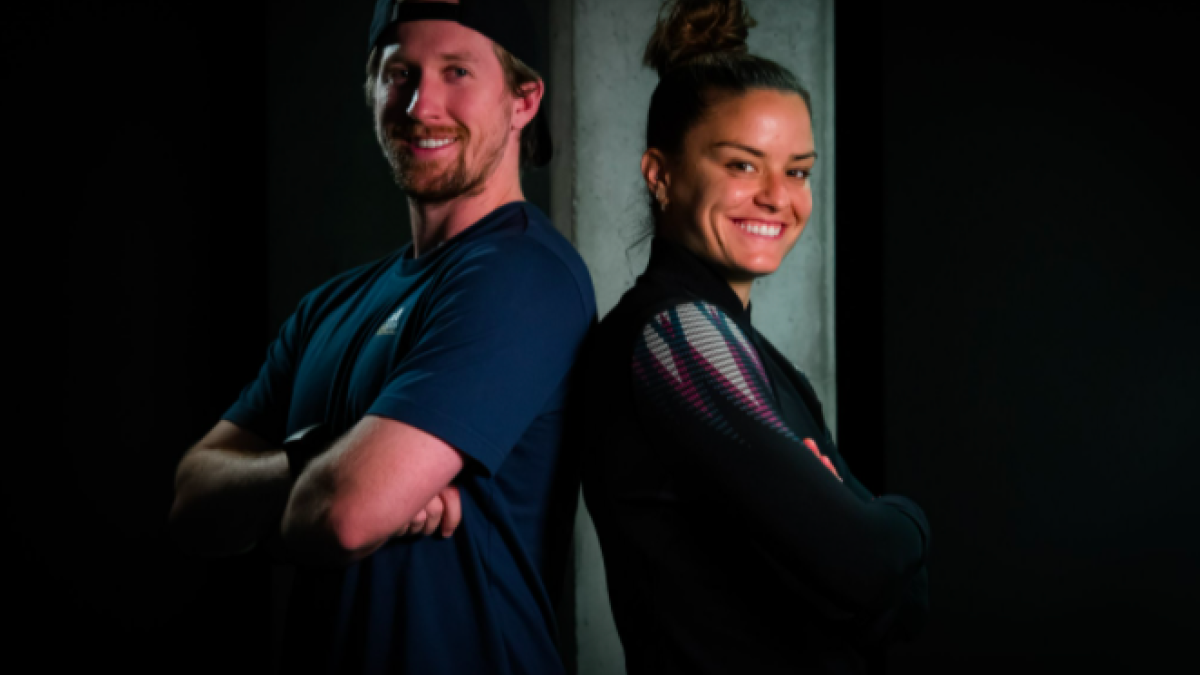 Tom Hill junto a Maria Sakkari. Fuente: WTA