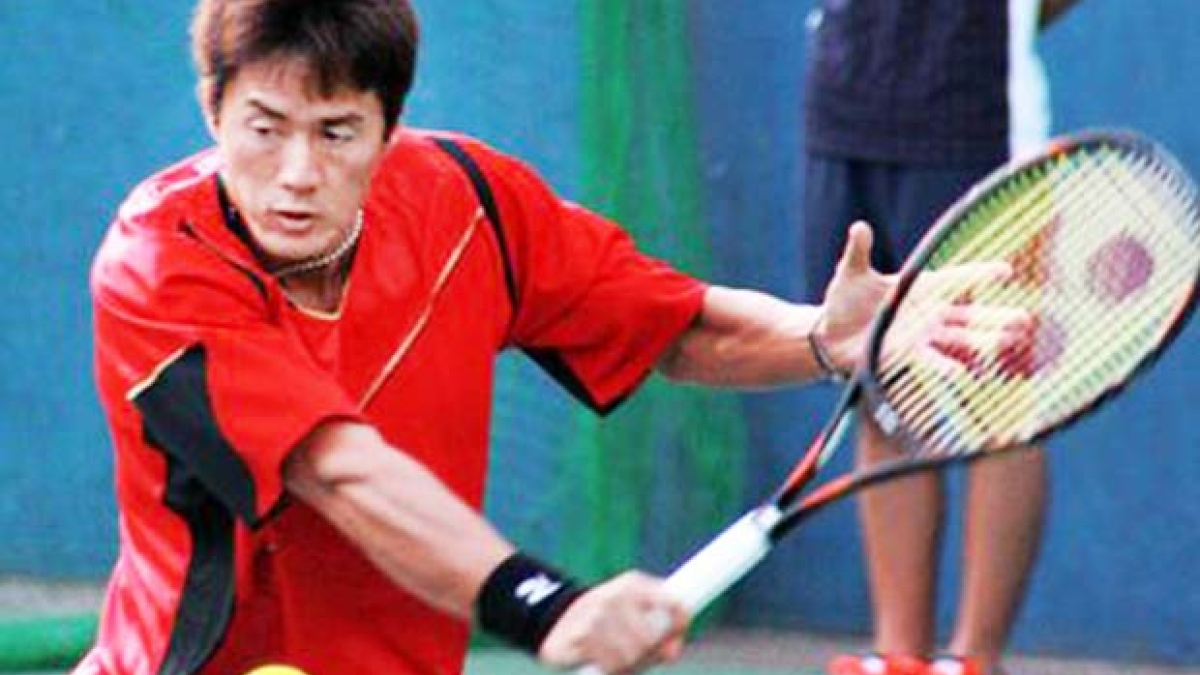 Toshihide Matsui, jugador más veterano del circuito ATP. Foto: gettyimages