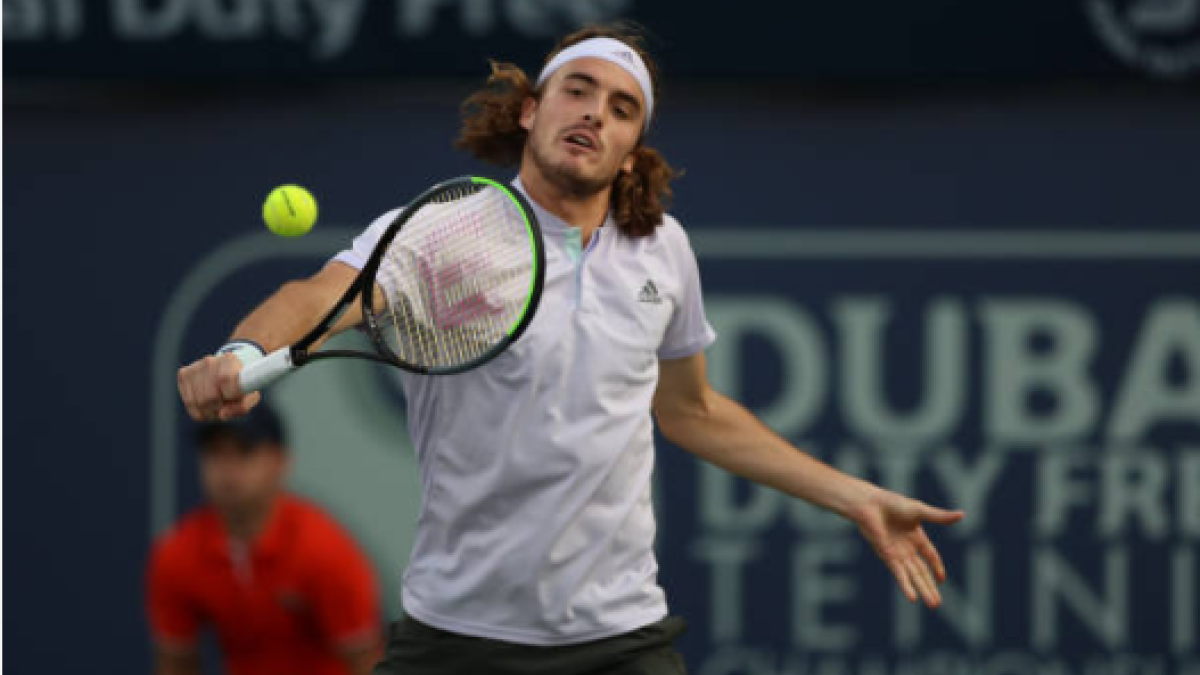 Stefanos Tsitsipas en Dubai. Fuente: Getty