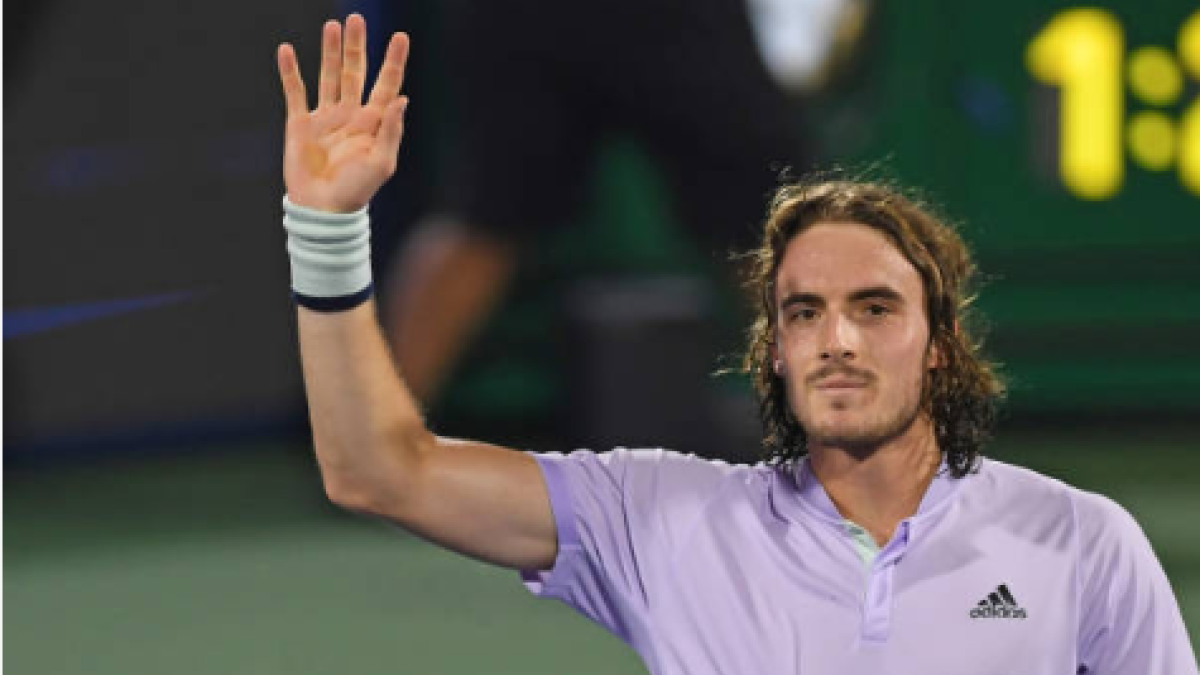 Stefanos Tsitsipas en Dubai. Fuente: Getty