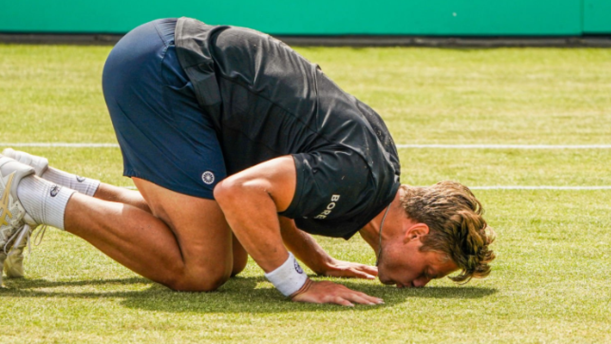 Tim Van Rijthoven en 's-Hertogenbosch 2022. Foto: Getty