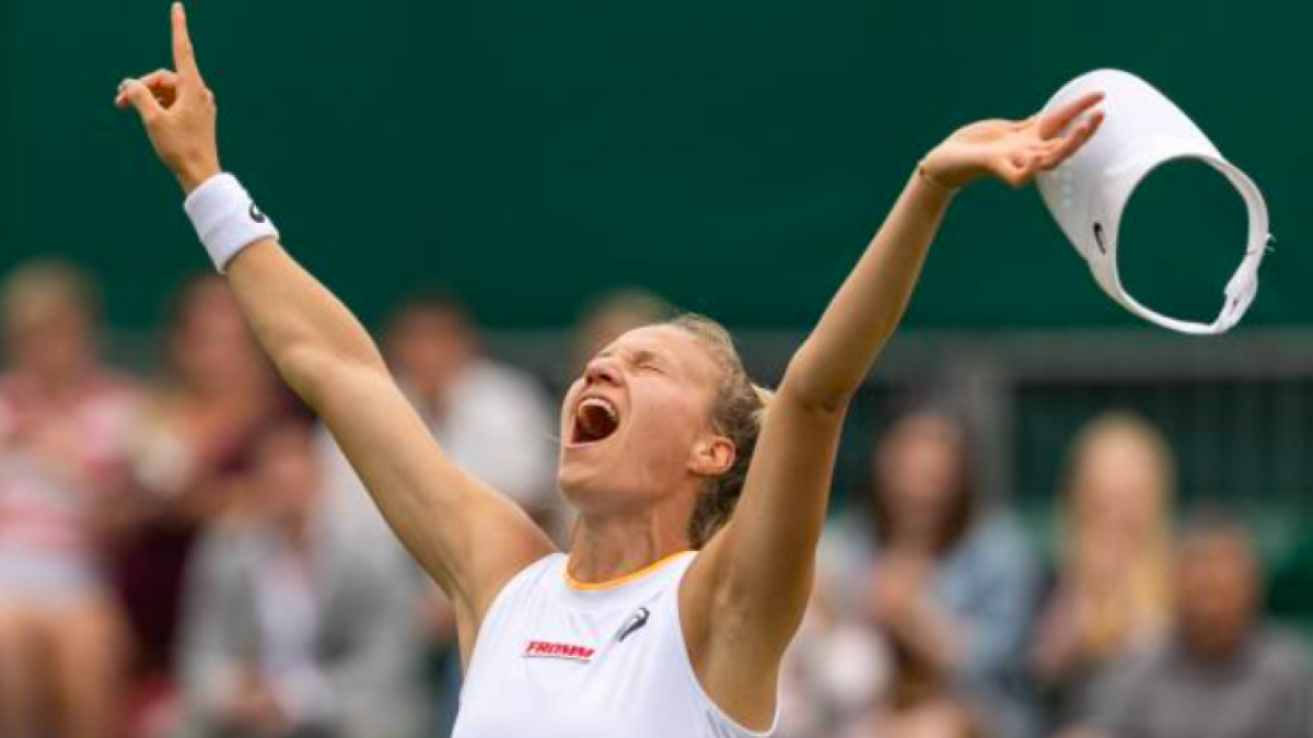 Viktorija Golubic vive un sueño en Wimbledon. Fuente: Getty