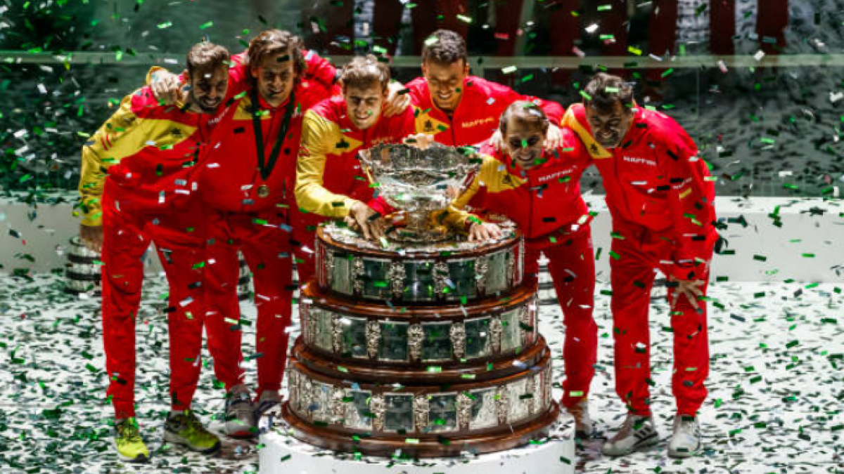 El equipo español de Copa Davis. Fuente: Getty