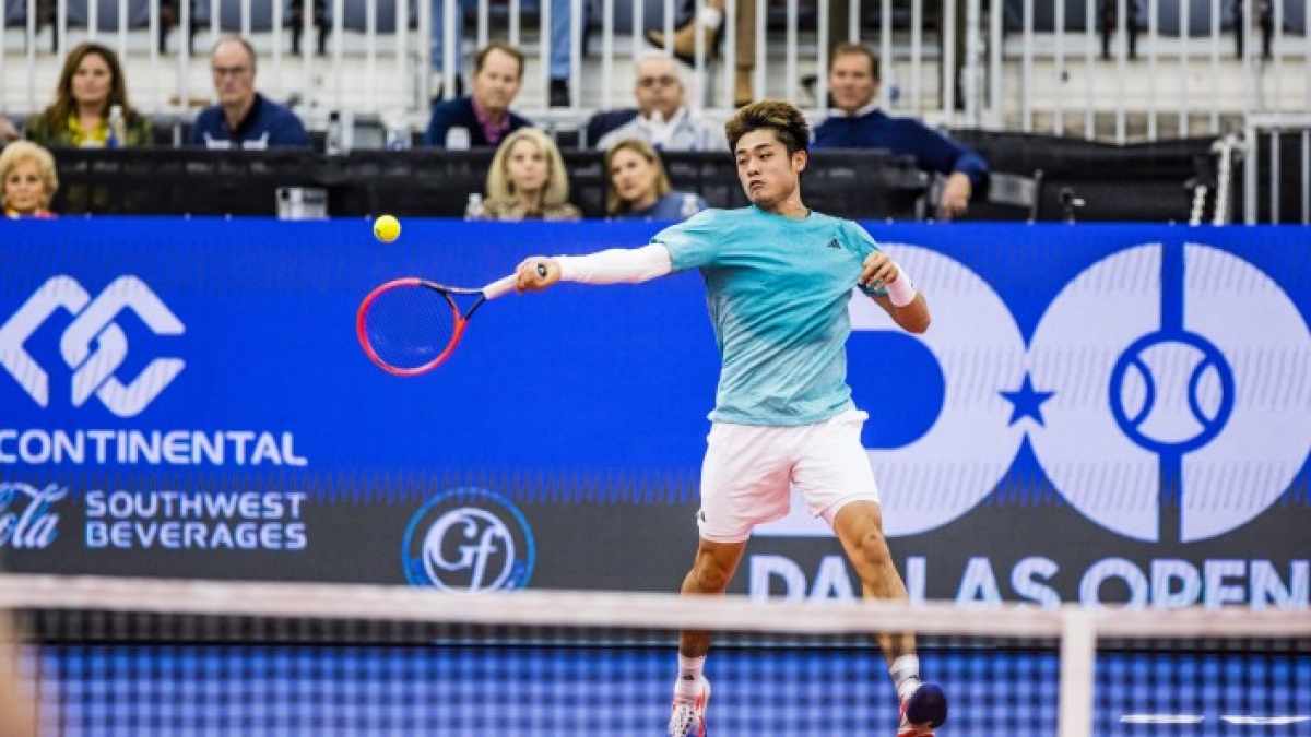 Yibing Wu, campeón en el ATP Dallas 2023. Foto: Getty