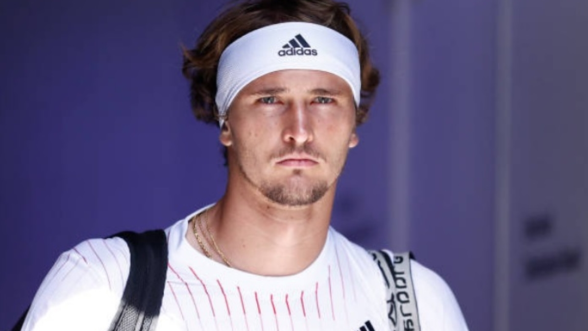 El alemán, a punto de saltar a la Margaret Court para medirse a Shapovalov. Foto: Getty