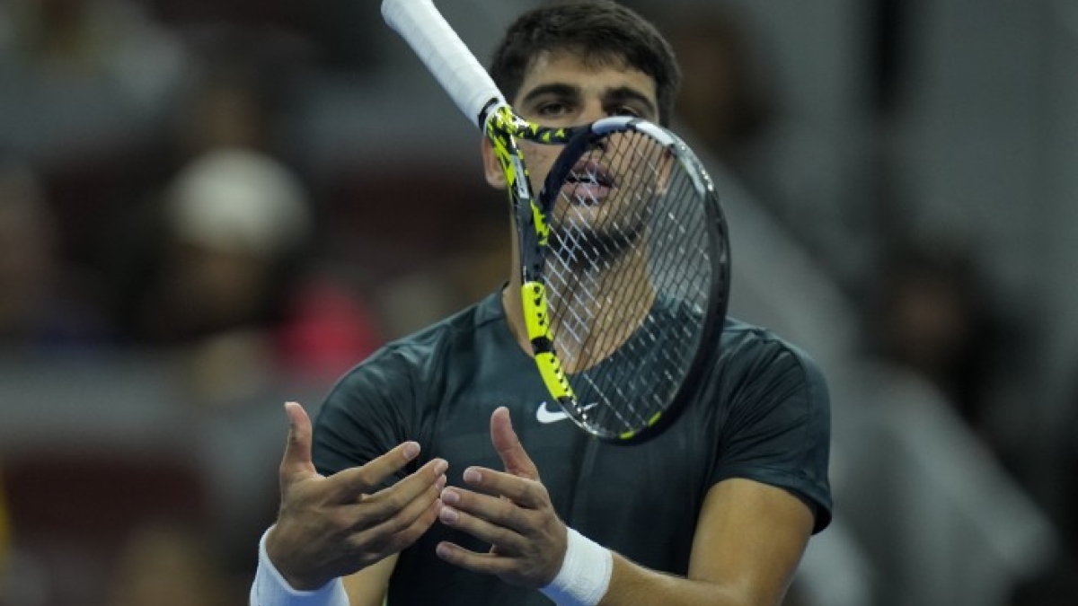 Carlos Alcaraz, eliminado del China Open 2023. Fuente: Getty