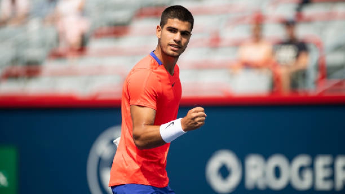 Carlos Alcaraz, cuadro del ATP Toronto 2023. Foto: gettyimages