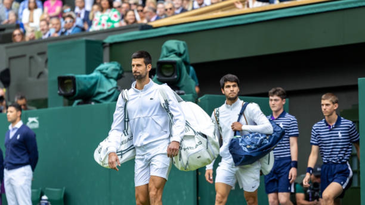 Análisis final ATP Cincinnati 2023 entre Alcaraz y Djokovic. Foto: gettyimages