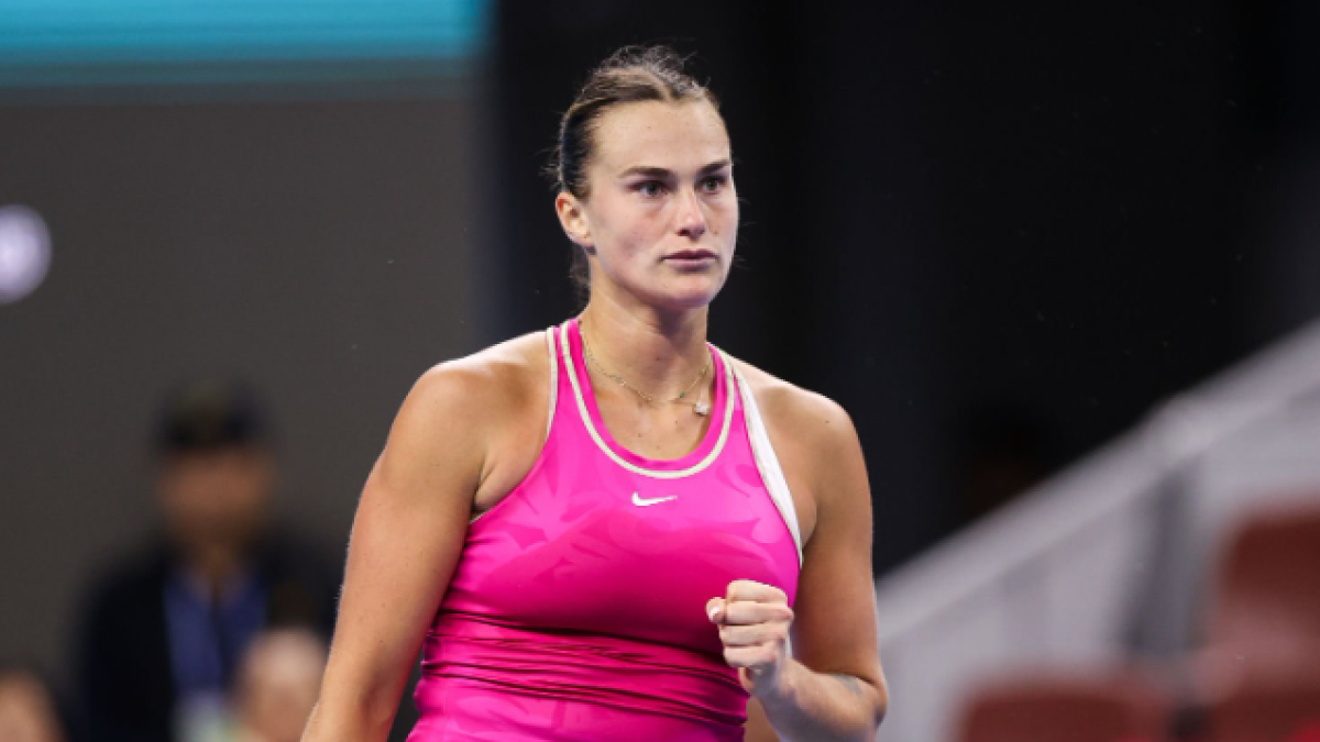 Aryna Sabalenka, número uno del mundo. Foto: Getty