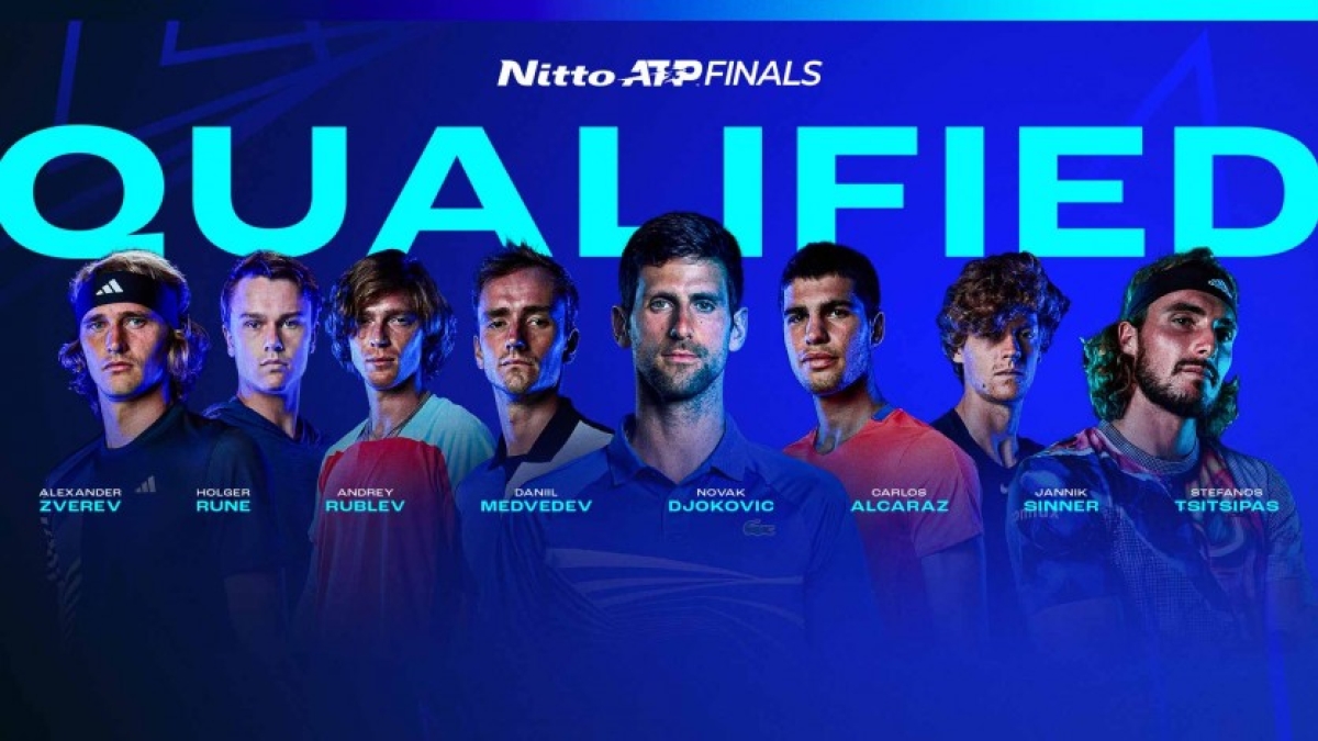 ATP Finals 2023: Análisis de los 8 tenistas. Foto: ATP.