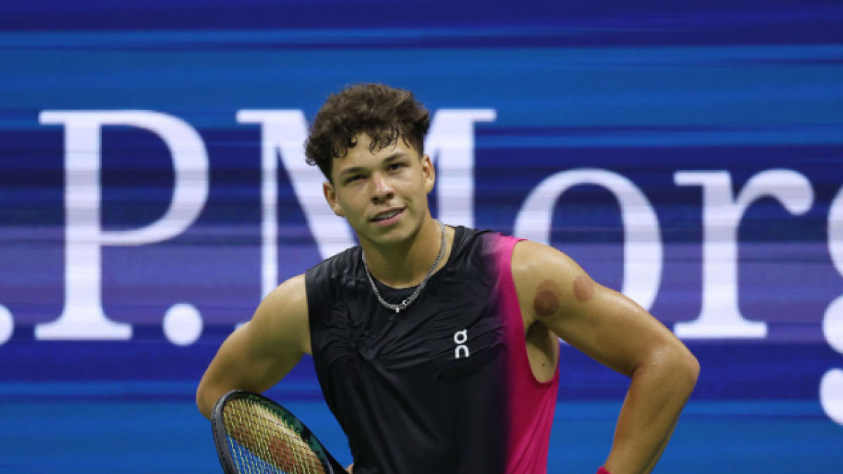 Ben Shelton en el US Open 2023. Foto: Getty