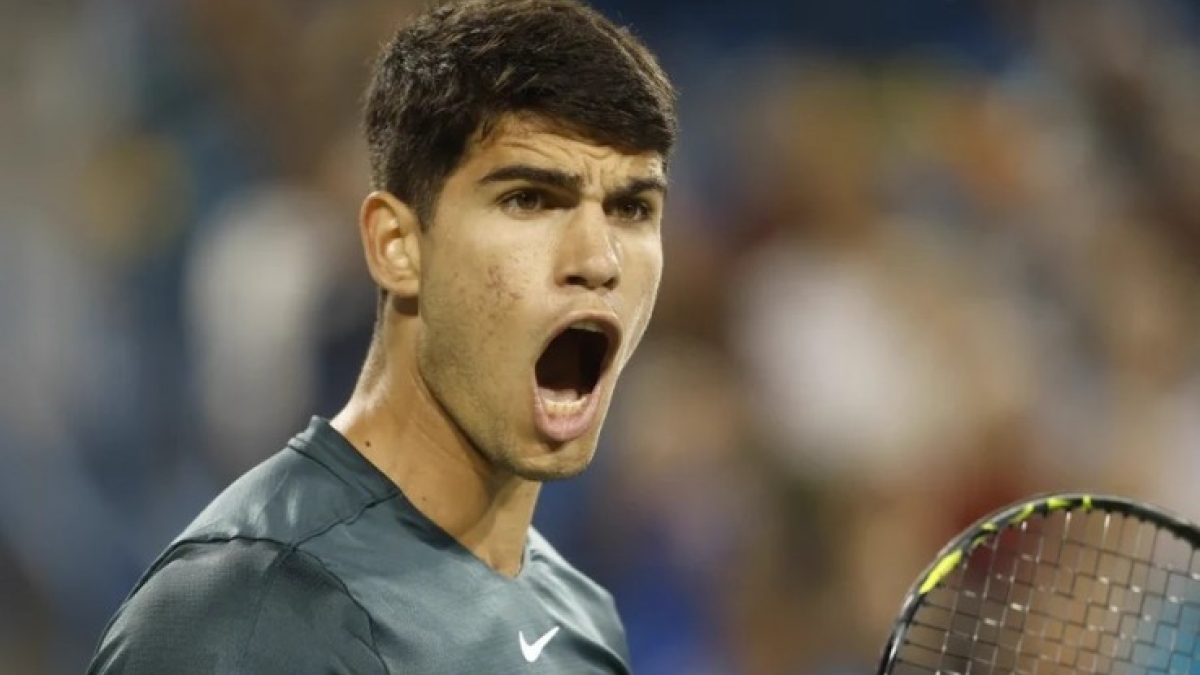 Alcaraz avanza en su peor versión de 2023. Foto: Getty