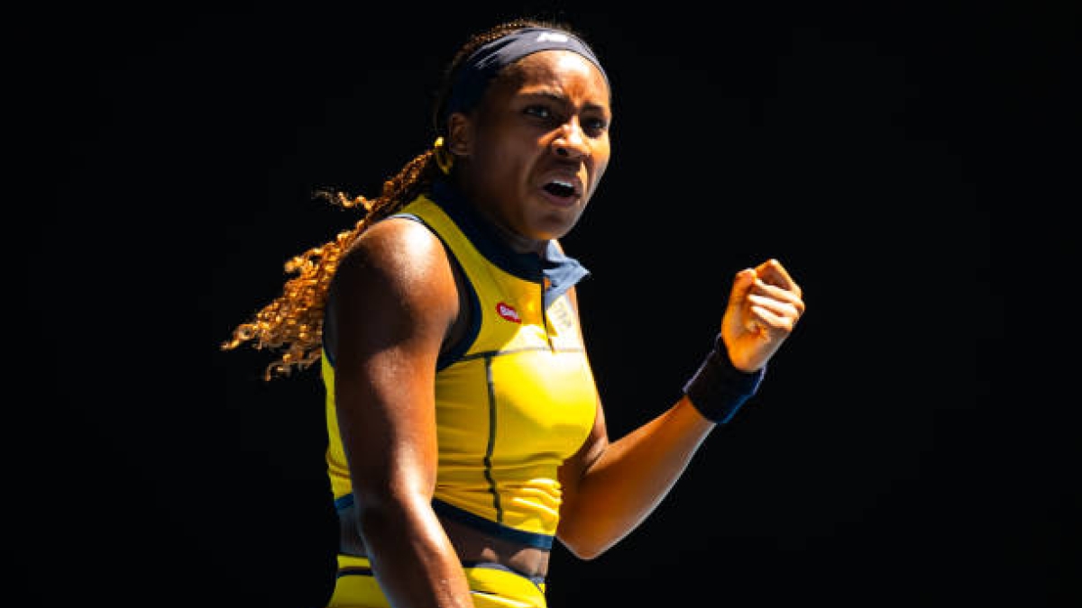 Coco Gauff, en su partido ante Marta Kostyuk