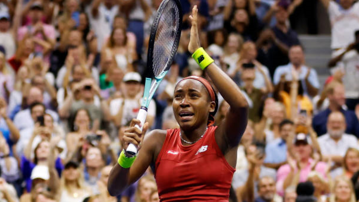 Coco Gauff en el US Open 2023. Foto: getty